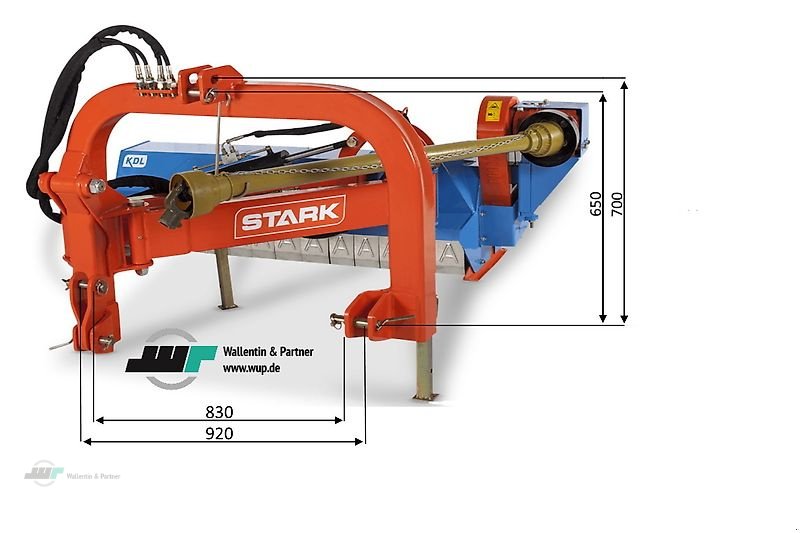 Mulcher типа Wallentin & Partner Böschungsmulcher 1,4 m | Schlegelmulcher Stark KDL 140 | Auslegemulcher, Neumaschine в Wesenberg (Фотография 4)